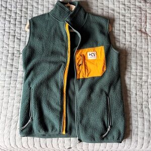 Kari Traa Dark Green Fleece Vest